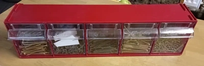 Короб с откидными ячейками для хранения мелкоштучных изделий Стелла-техник F-600-5. Изображение №4