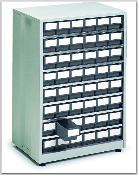 Фото кассетница treston 4840 на 48 цветных лотка, ячеек на сайте www.kiit.ru в интернет-каталоге КИИТ ☎ +7(800) 707-07-45 Изображение №2