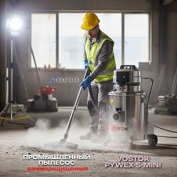 ポポラス　/ 430 Промышленный пылесос VOSTOK PYWEX-S-MINI | Взрывозащищенный, ATEX