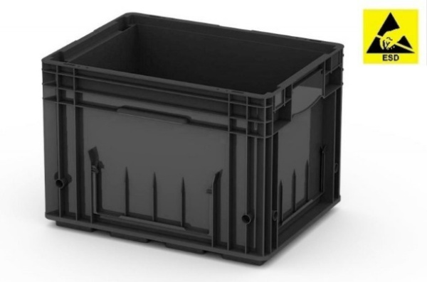 Фото антистатический пластиковый ящик r-klt 4329 (12.503.61) э/п на сайте www.kiit.ru в интернет-каталоге КИИТ ☎ +7(800) 707-07-45