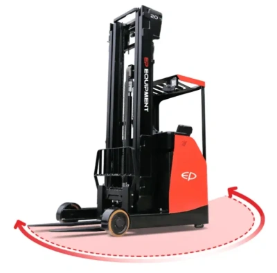 Ричтрак EP CQD20RVF2 (2000 кг, высота подъема 12 м, свинцово-кислотный АКБ 48/750, сидячее место). Изображение №2