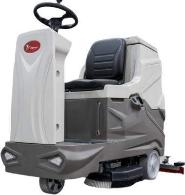 Поломоечная машина с местом для оператора Xgroup XJ120 (аккумуляторная, 2 щетки, Li-ion 200 Ач). Изображение №4