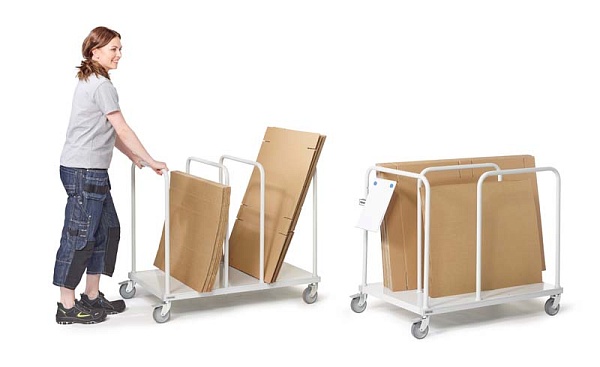 Фото высокая тележка для картона treston hct410 на сайте www.kiit.ru в интернет-каталоге КИИТ ☎ +7(800) 707-07-45 Изображение №4