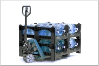 Фото пластиковый поддон bottlerack для 19 литровых бутылей с водой на сайте www.kiit.ru в интернет-каталоге КИИТ ☎ +7(800) 707-07-45 Изображение №3