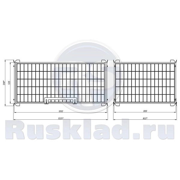 Фото сетчатое ограждение опс 500 800х1200 на сайте www.kiit.ru в интернет-каталоге КИИТ ☎ +7(800) 707-07-45 Изображение №4