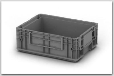 Штабелируемый пластиковый ящик 396х297х147,5 мм. Изображение №1
