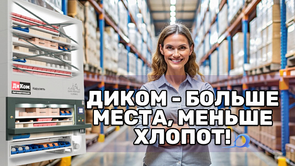 Системы могут быть построены на базе технологий ДиКом-Лифт и ДиКом-Карусель, в зависимости от типа хранимых товаров и особенностей помещения