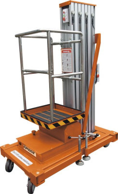 Телескопический подъемник GROST Single Mast 125-6 AC. Изображение №1