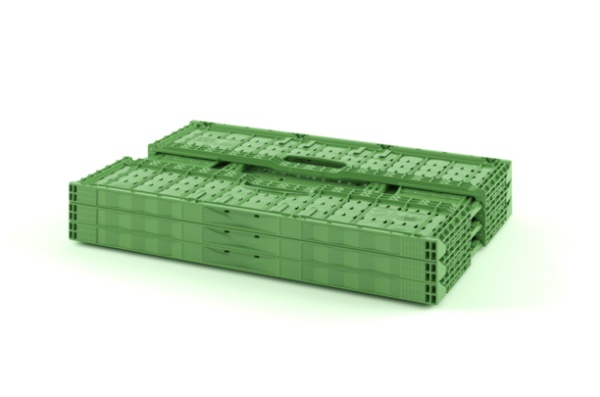 Фото ящик складной iplast 12.424 400х300х170 мм на сайте www.kiit.ru в интернет-каталоге КИИТ ☎ +7(800) 707-07-45