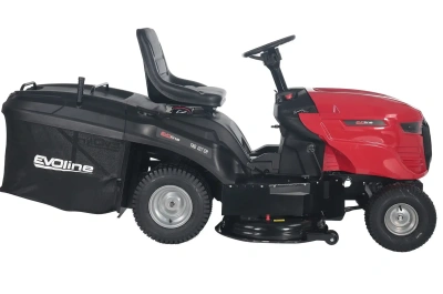 Садовый трактор (газонокосилка с сиденьем) EVOline TRG 107 CH (двигатель Loncin 13,6 л.с., гидростатическая трансмиссия, ширина кошения 107 см). Изображение №14