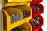 Фото полочные стеллажи (стойка, стенд, витрина) с пластиковыми ящиками стелла-техник су-1 на сайте www.kiit.ru в интернет-каталоге КИИТ ☎ +7(800) 707-07-45 Изображение №4