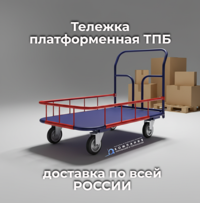 Тележка с бортиком 170 мм ТПБ 2 600х900. Изображение №3