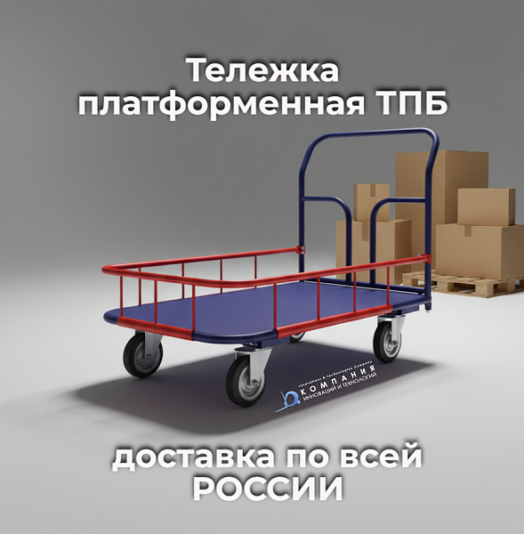 Фото тележка с бортиком 170 мм тпб 2 600х900 на сайте www.kiit.ru в интернет-каталоге КИИТ ☎ +7(800) 707-07-45 Изображение №3