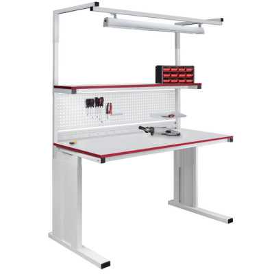 Стол промышленный СПП (регулируемый, модульный, нагрузка до 200 кг, промышленное и антистатическое исполнение). Изображение №8