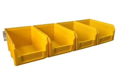 Органайзер настенный Стелла-техник V-1-650-желтый, 6 ящиков V-1. Изображение №1