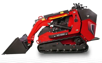 Мини-погрузчик RHINOCEROS KS1000 (1300 кг, гусеничный, 25 л.с.). Изображение №9