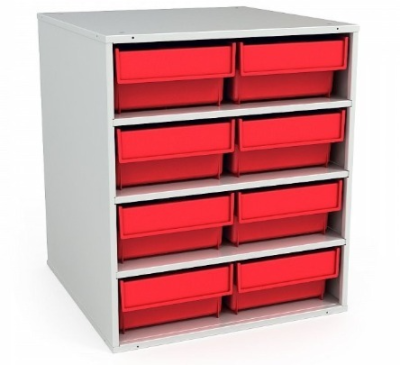 Кассетница для комплектующих и метизов в пластиковых ящиках 8 шт. Диком К-01/1. Изображение №4