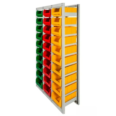 Стеллаж Стелла-техник СР-3 с ящиками 30 шт.. Изображение №5