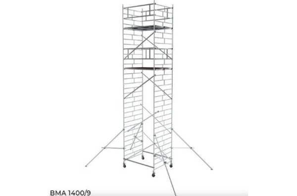 Фото алюминиевая вышка megal вма 1400/9 на сайте www.kiit.ru в интернет-каталоге КИИТ ☎ +7(800) 707-07-45
