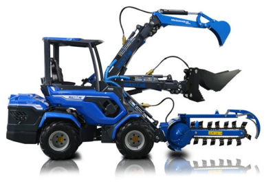 Мини-погрузчик (минитрактор) MultiOne 7.2 K (1200 кг, высота подъема 2,9 м, двигатель Kubota D1305). Изображение №14