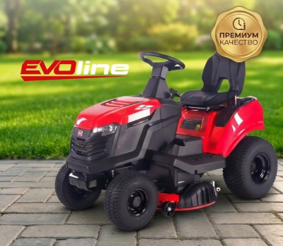 Садовый мини-трактор (газонокосилка с сиденьем) EVOline TRG 98 M. Изображение №1