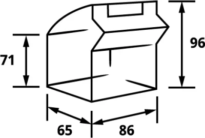 Короб органайзер с откидными ячейками Стелла-техник F-600-6. Изображение №7