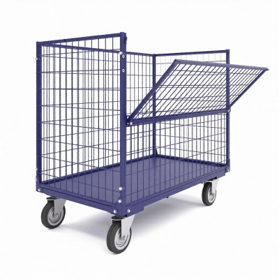 Контейнер сетчатый на колесах RUSKLAD КСМ 5 (700х1200) 550 кг. Изображение №3