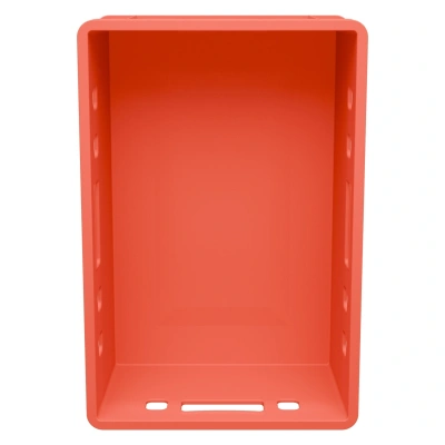 Пластиковый ящик для мяса Iplast E2 FK-6420 600х400х200 красный. Изображение №8