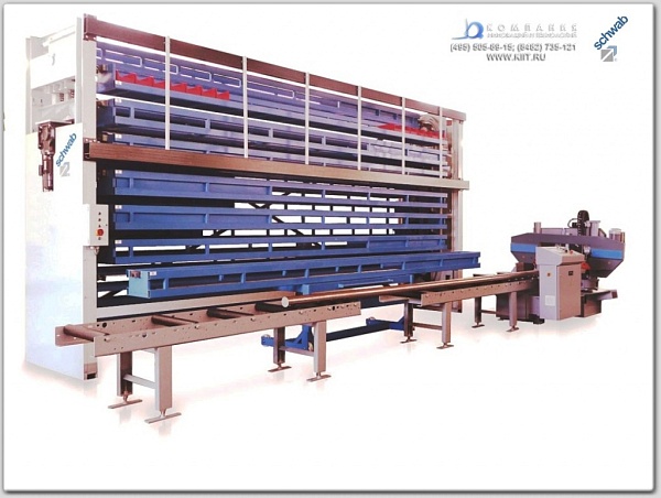 Фото автоматические механические стеллажи для длинномерного груза 7450 мм на сайте www.kiit.ru в интернет-каталоге КИИТ ☎ +7(800) 707-07-45 Изображение №4