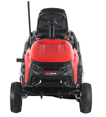 Садовый трактор (газонокосилка с сиденьем) EVOline TRG 84 CM (двигатель Zongshen 15 л.с., ширина кошения 84 см, травосборник 220 л). Изображение №1