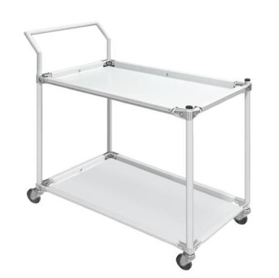 Передвижная металлическая тележка GRESSON ТМ-900 (900x500 мм, 2 полки, до 100 кг, термостойкость до 300°С). Изображение №2