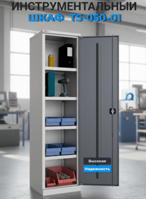 Шкаф инструментальный TS-050-01 1900х475х500 | ДиКом, 4 полки, нагрузка 500 кг. Изображение №2