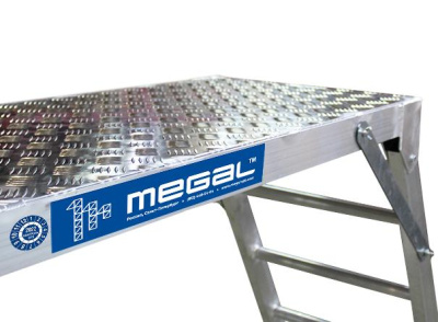 Раскладные алюминиевые подмости Megal ПРА – 0,9 (1,2х0,5). Изображение №9
