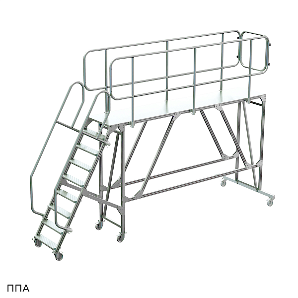 Фото авиационная площадка с лестницей megal паа – 2,1x3,5 на сайте www.kiit.ru в интернет-каталоге КИИТ ☎ +7(800) 707-07-45 Изображение №5