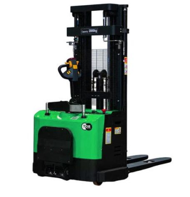 Штабелер самоходный 2,0 т 5,5 м TOR ES20T4 Li-ion 24/200 В/Ач ЭУР, Curtis, H-мачта (с платформой). Изображение №1