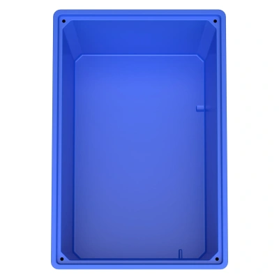 Большой контейнер на полозьях 1200x800x800 мм iPlast iBOX голубой (450 кг, 515 л, PE). Изображение №10
