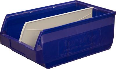 Ящик сплошной 500×310×200 мм, объем 31 л. синий. Изображение №2