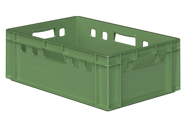 Фото пластиковый ящик для мяса iplast e2 12.422 600х400х200 зеленый на сайте www.kiit.ru в интернет-каталоге КИИТ ☎ +7(800) 707-07-45 Изображение №6