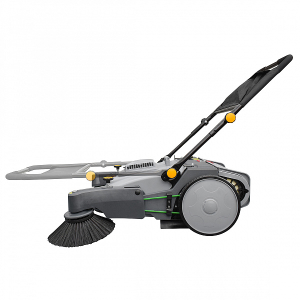 Подметальная машина LAVOR Professional BSW 950 MF — это механическая ручная подметалка для эффективного сбора мусора в общественных помещениях, на складах, в торговых центрах и на улице