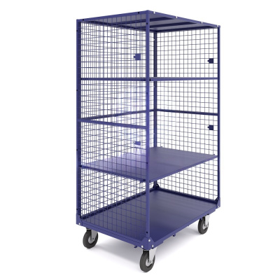 Мобильный сетчатый шкаф ШСМ 795х1185х1827. Изображение №7