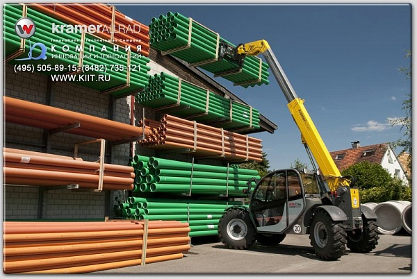 Фото телескопический погрузчик kramer 2506 на сайте www.kiit.ru в интернет-каталоге КИИТ ☎ +7(800) 707-07-45 Изображение №6