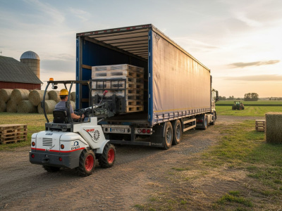 Мини-погрузчик шарнирно-сочлененный TAIAN DY620. Изображение №14