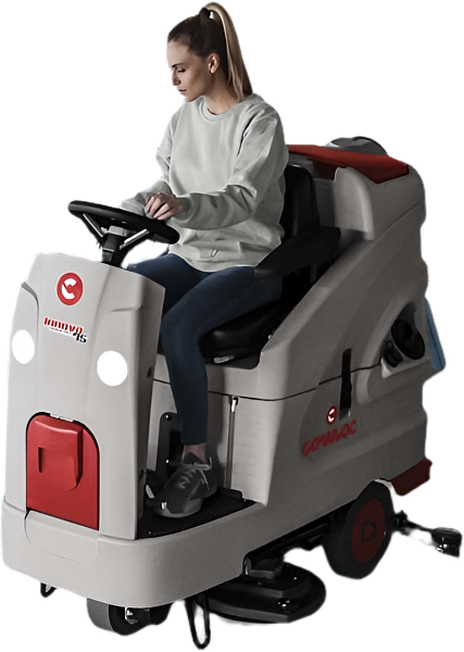Аккумуляторный райдер COMAC INNOVA 85B Comfort с системой защиты щеток и балки