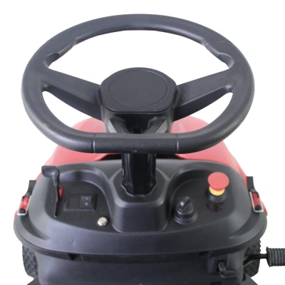 Садовый трактор (газонокосилка с сиденьем) EVOline TRG 84 M (двигатель Zongshen 15 л.с., ширина кошения 84 см, механическая трансмиссия). Изображение №11
