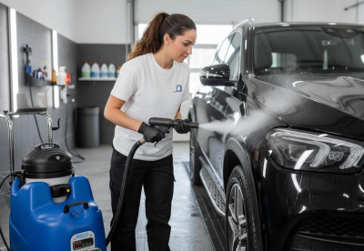 Профессиональный парогенератор для химчистки автомобиля | Tecnovap Junior Star Max. Изображение №1