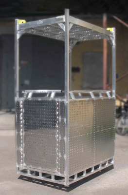 Люлька подвесная алюминиевая MEGAL ЛПА 2/1 (300 кг, 2 человека). Изображение №8