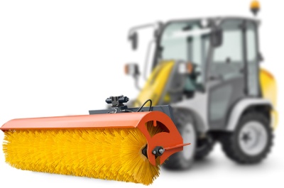 Дорожная щетка на мини погрузчик. Изображение №1