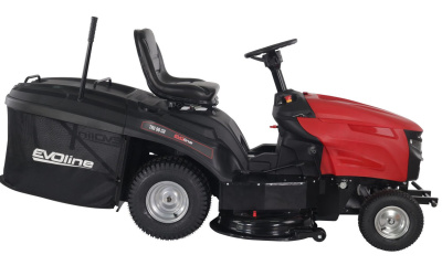 Газонокосилка с сиденьем (трактор) EVOline TRG 96 CH (960 мм, 15 л.с., травосборник 220 л, гидростатика). Изображение №4