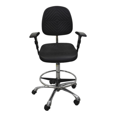 Антистатический стул GRESSON СПА-3 ESD (1 МОм, термостойкий полиуретан, нагрузка 120 кг). Изображение №6