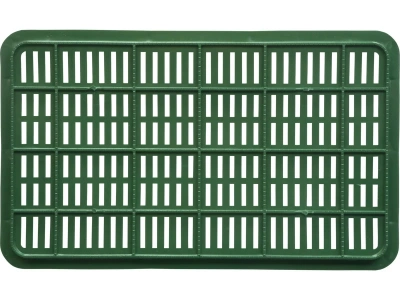 Ящик перфорированный 500×300×264, арт.: 112, объём 39.6, зелёный. Изображение №5